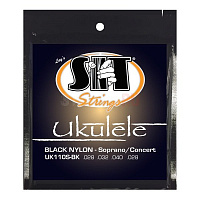 Струны для укулеле SIT UK110S-BK, Ukulele Standard Black (Soprano / Concert)